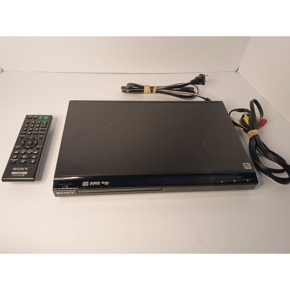 Sony DVP-SR200P Mini DVD Player Progressive Scan Black with Remote - Ships Free